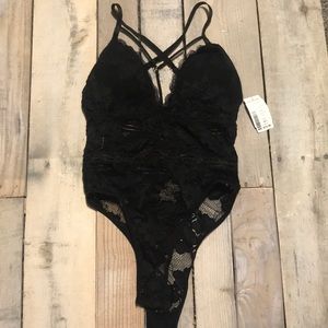 Black Lace Bodysuit
